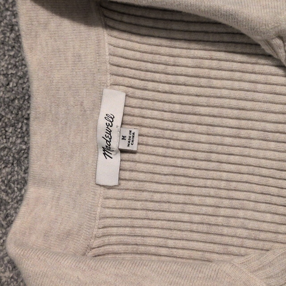 Madewell Owen Ribbed Polo Tank Size Medium - Picture 3 of 7